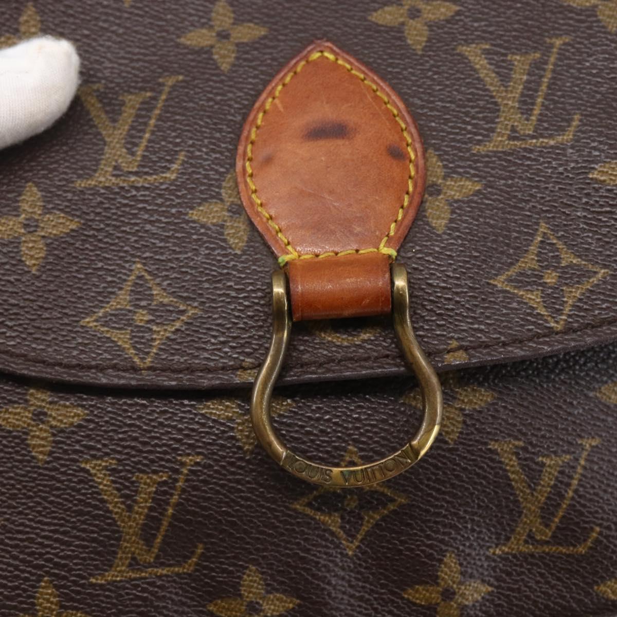 LOUIS VUITTON Monogram Saint Cloud MM Shoulder Bag M51243 LV Auth BA6501