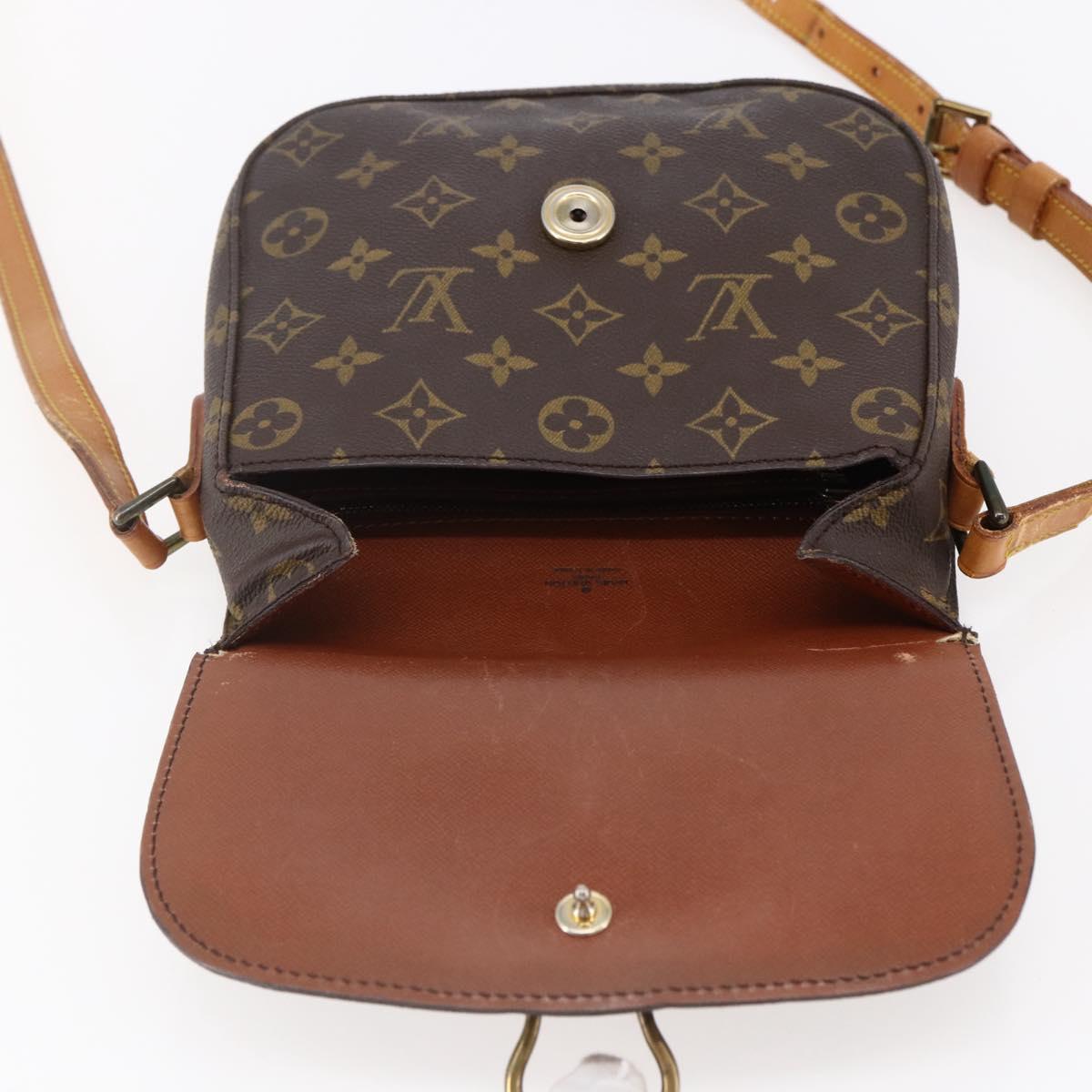 LOUIS VUITTON Monogram Saint Cloud MM Shoulder Bag M51243 LV Auth BA6501