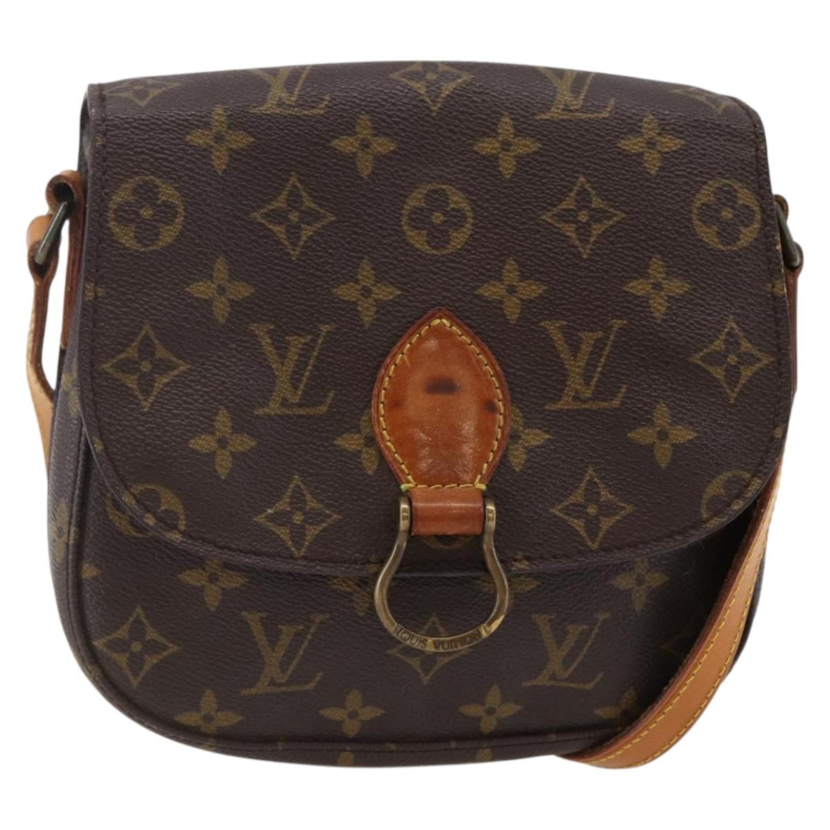 LOUIS VUITTON Monogram Saint Cloud MM Shoulder Bag M51243 LV Auth BA6501