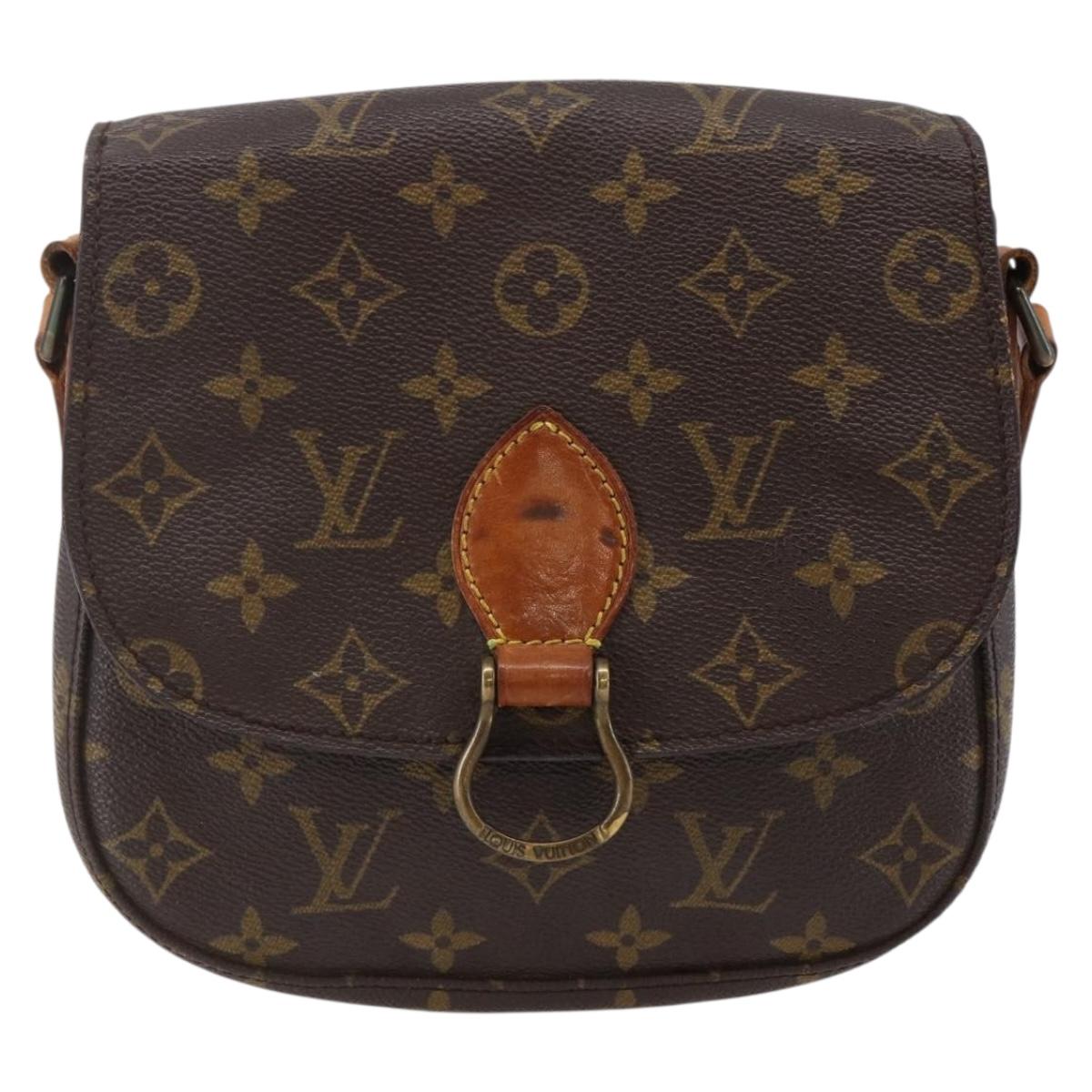 LOUIS VUITTON Monogram Saint Cloud MM Shoulder Bag M51243 LV Auth BA6501