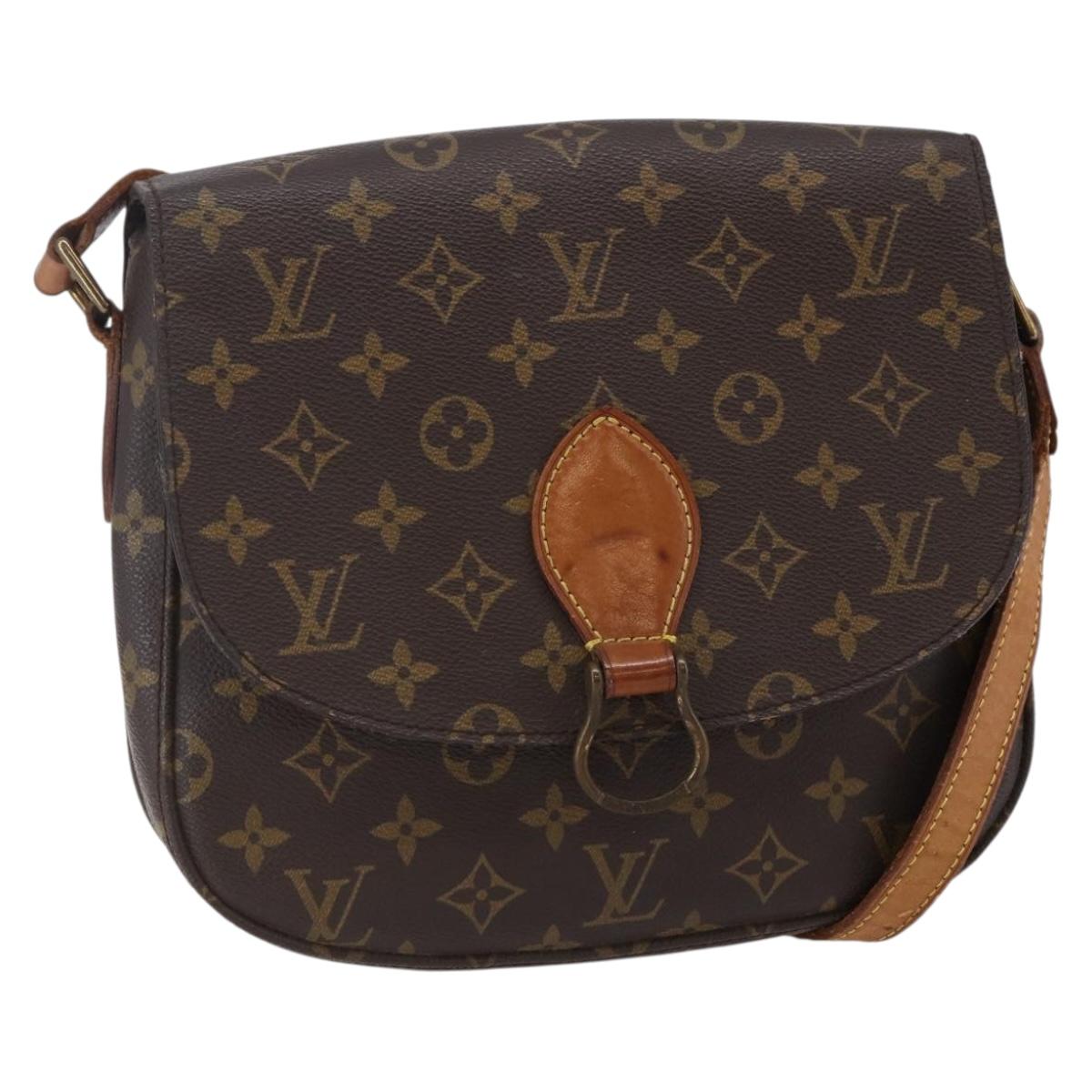 LOUIS VUITTON Monogram Saint Cloud GM Shoulder Bag M51242 LV Auth BA6502