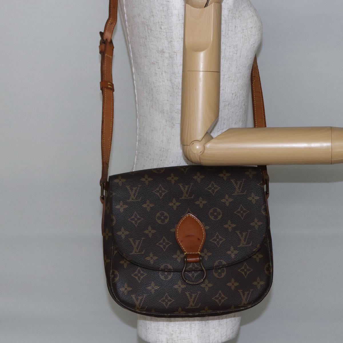 LOUIS VUITTON Monogram Saint Cloud GM Shoulder Bag M51242 LV Auth BA6502