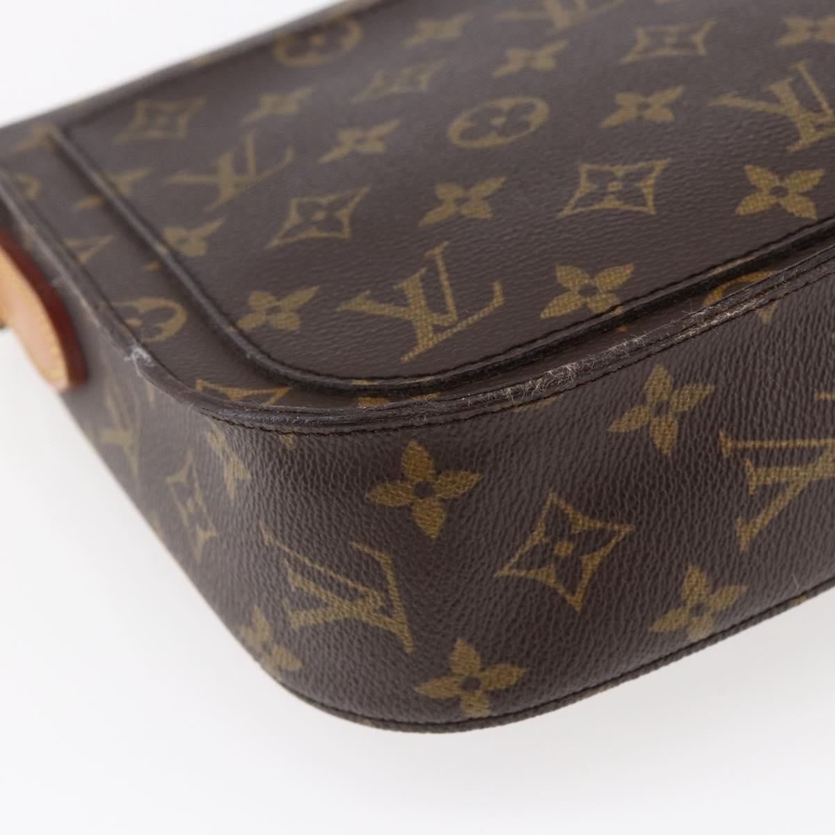LOUIS VUITTON Monogram Saint Cloud GM Shoulder Bag M51242 LV Auth BA6503