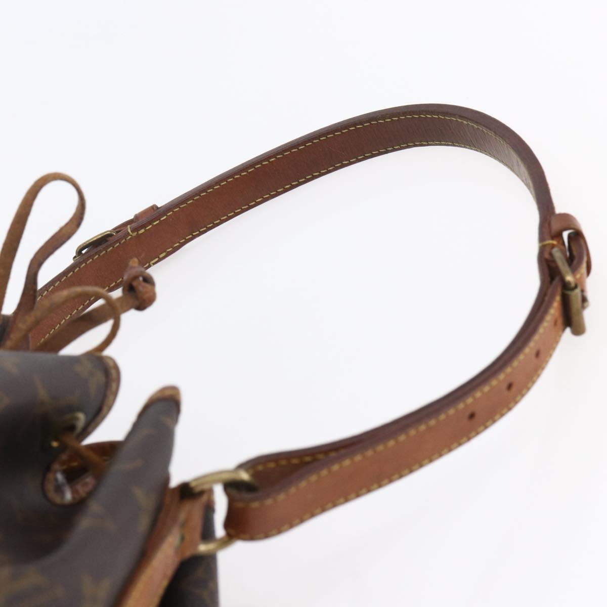 LOUIS VUITTON Monogram Petit Noe Shoulder Bag M42226 LV Auth BA6508