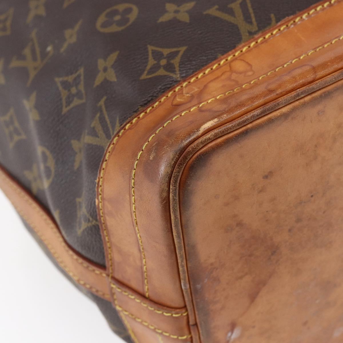 LOUIS VUITTON Monogram Noe Shoulder Bag M42224 LV Auth BA6509