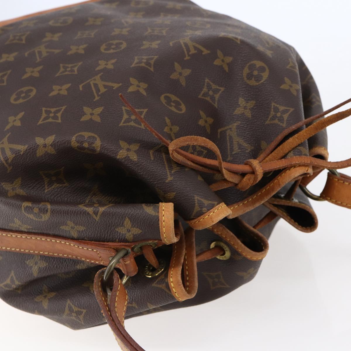 LOUIS VUITTON Monogram Noe Shoulder Bag M42224 LV Auth BA6509