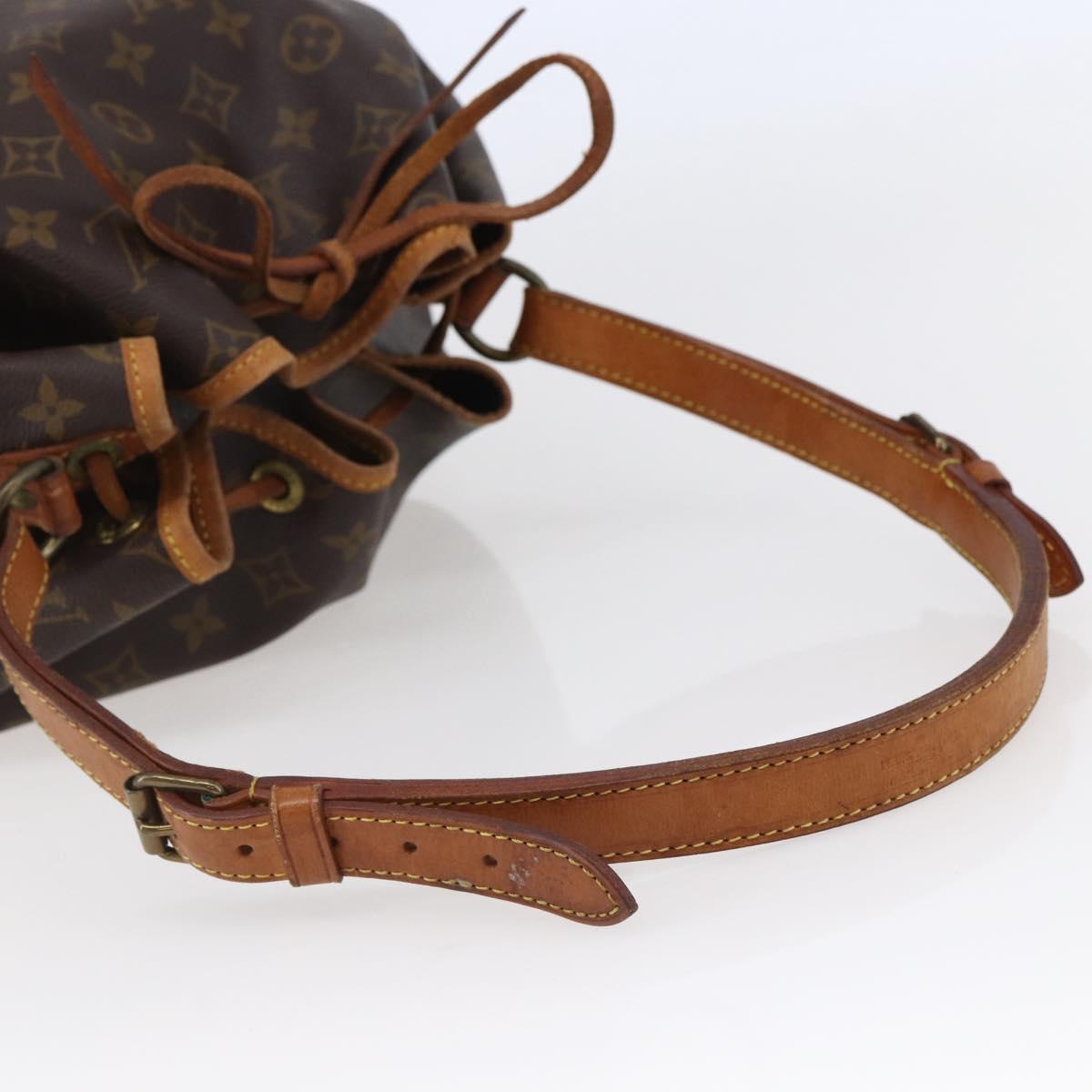 LOUIS VUITTON Monogram Noe Shoulder Bag M42224 LV Auth BA6509