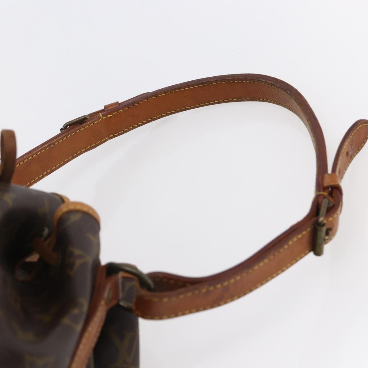 LOUIS VUITTON Monogram Noe Shoulder Bag M42224 LV Auth BA6509