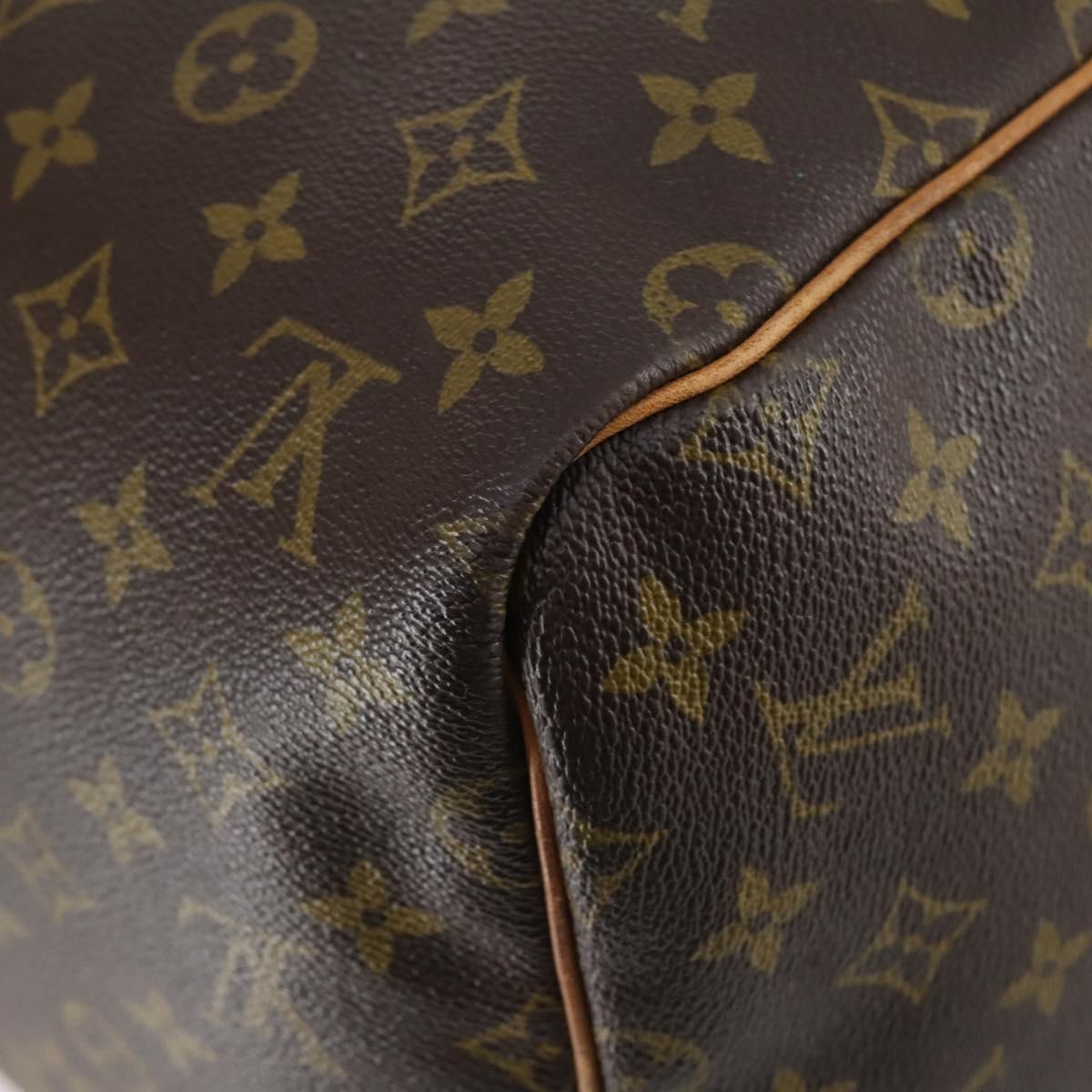 LOUIS VUITTON Monogram Keepall 55 Boston Bag M41424 LV Auth BA6510