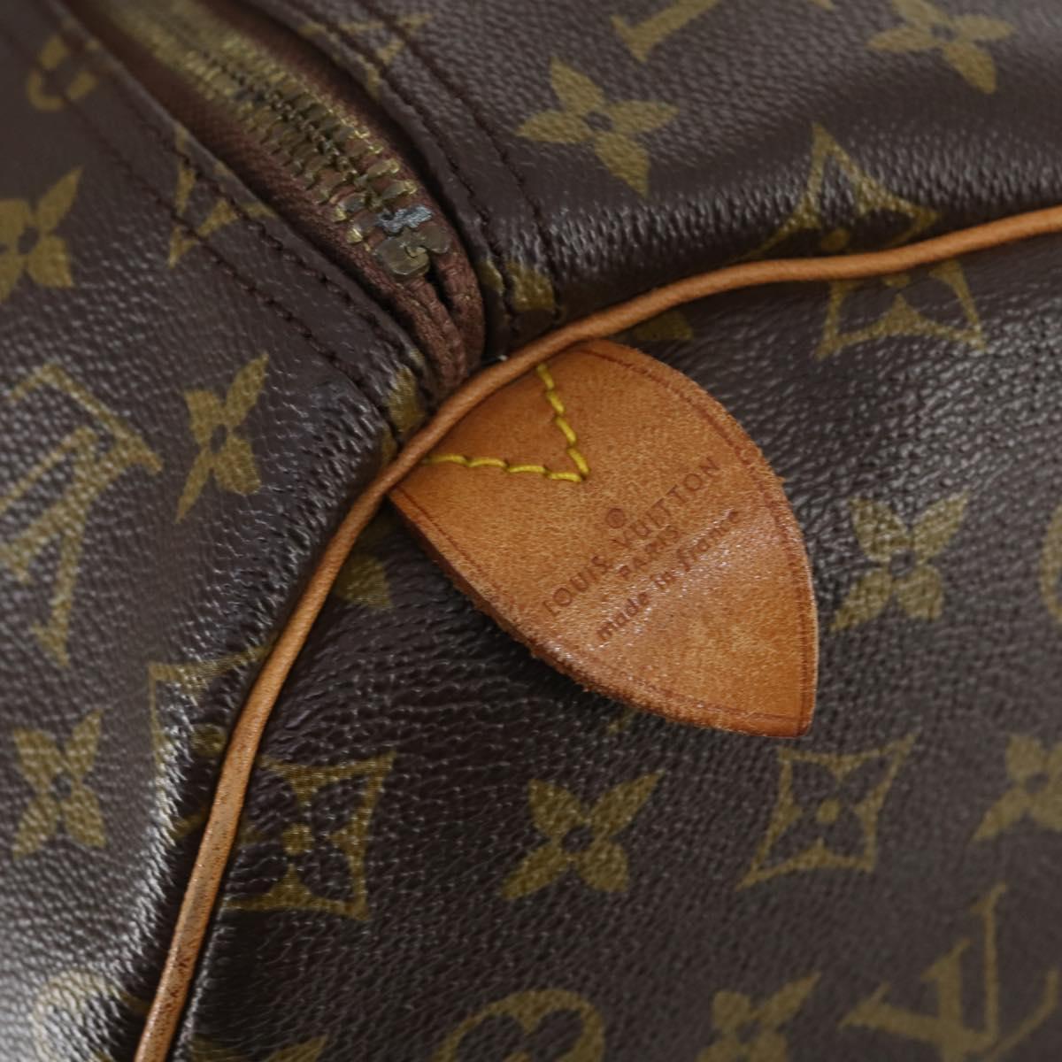 LOUIS VUITTON Monogram Keepall 55 Boston Bag M41424 LV Auth BA6510