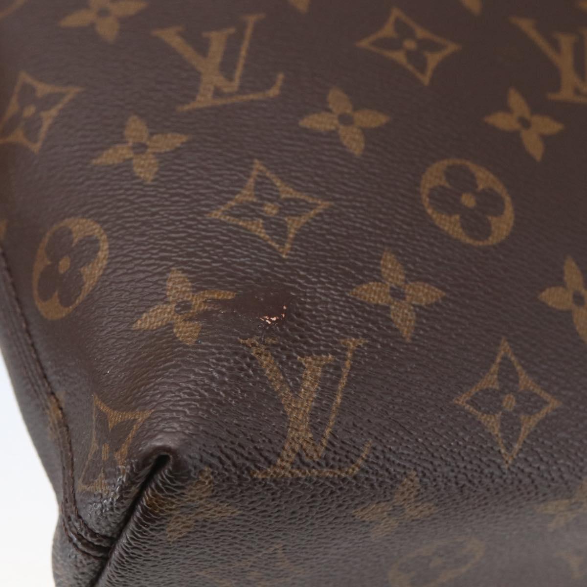 LOUIS VUITTON Macassar Porte DocumentsJules Bag Black M54019 Auth BA6512