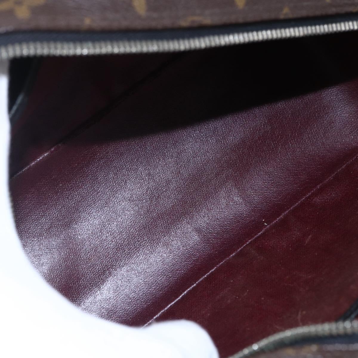 LOUIS VUITTON Monogram Macassar Trousse Toilette Bag M40378 LV Auth BA6513