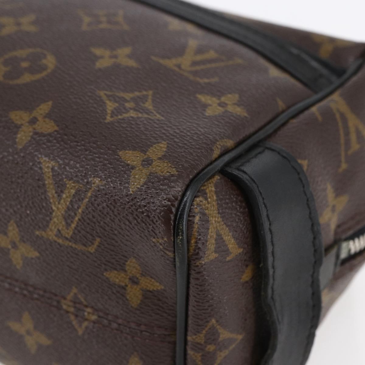 LOUIS VUITTON Monogram Macassar Trousse Toilette Bag M40378 LV Auth BA6513