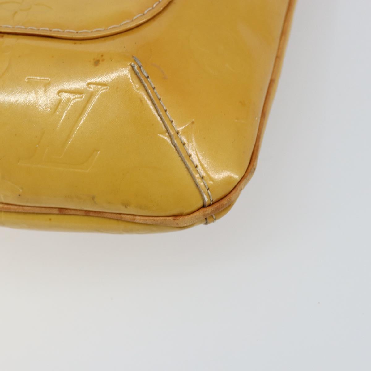 LOUIS VUITTON Monogram Vernis Thompson Street Bag Beige M91301 LV Auth BA6514