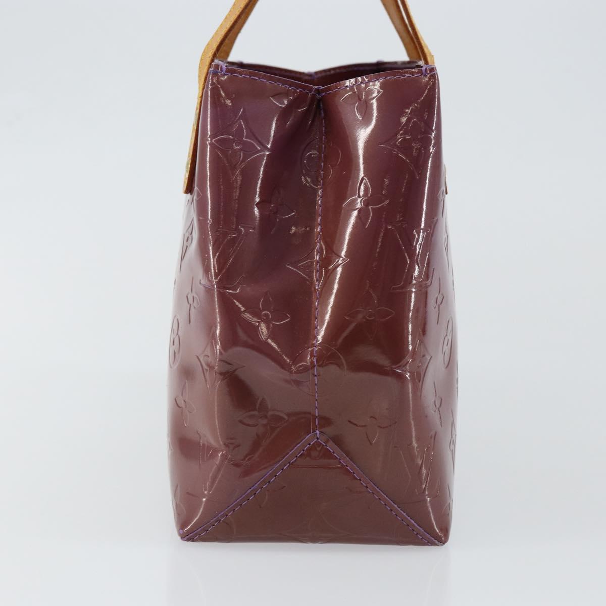 LOUIS VUITTON Monogram Vernis Reade PM Hand Bag Purple Viole M93578 Auth BA6516