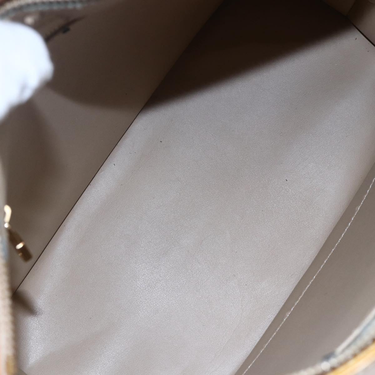 LOUIS VUITTON Monogram Vernis Houston Hand Bag Beige M91004 LV Auth BA6518