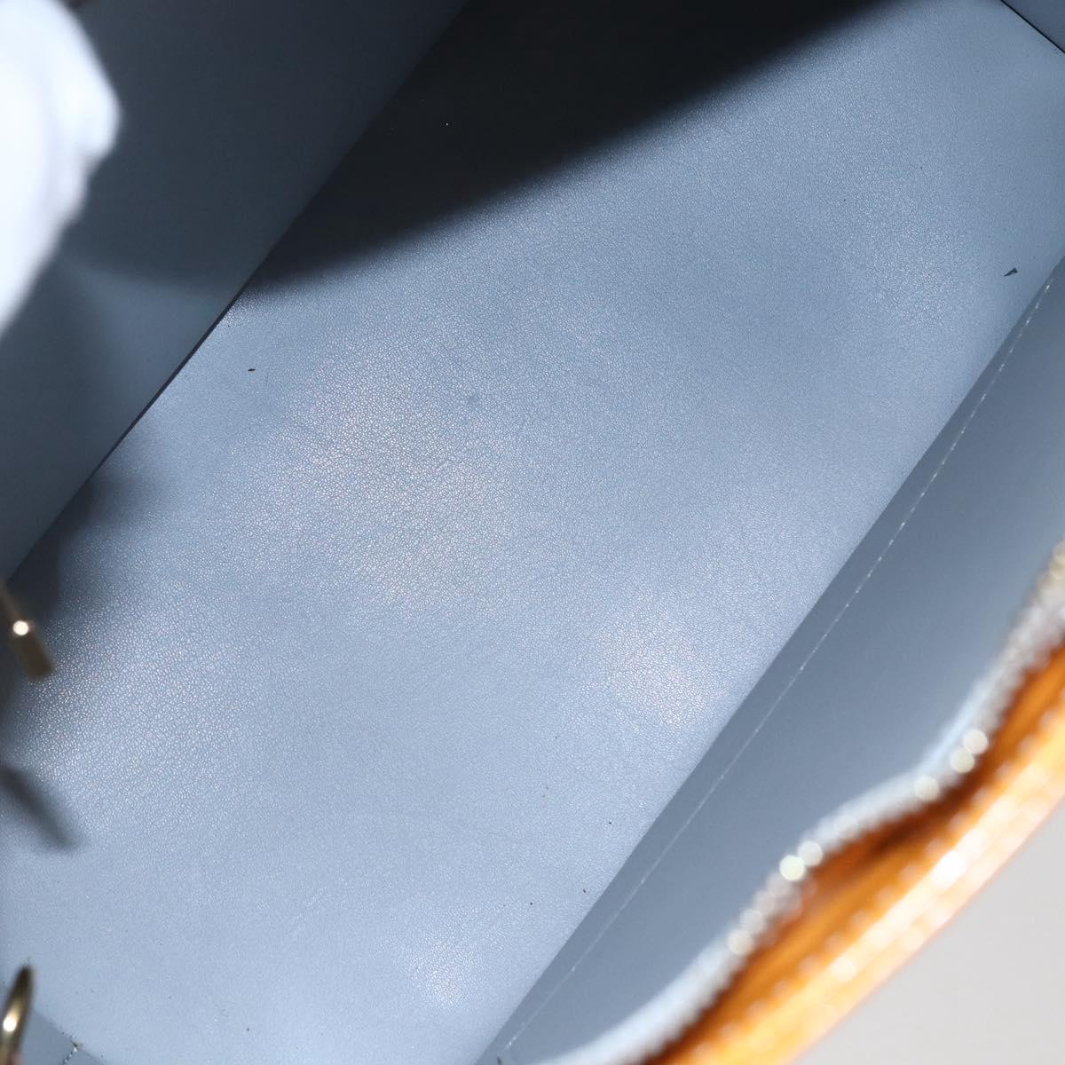 LOUIS VUITTON Monogram Vernis Houston Hand Bag Gris M91053 LV Auth BA6519