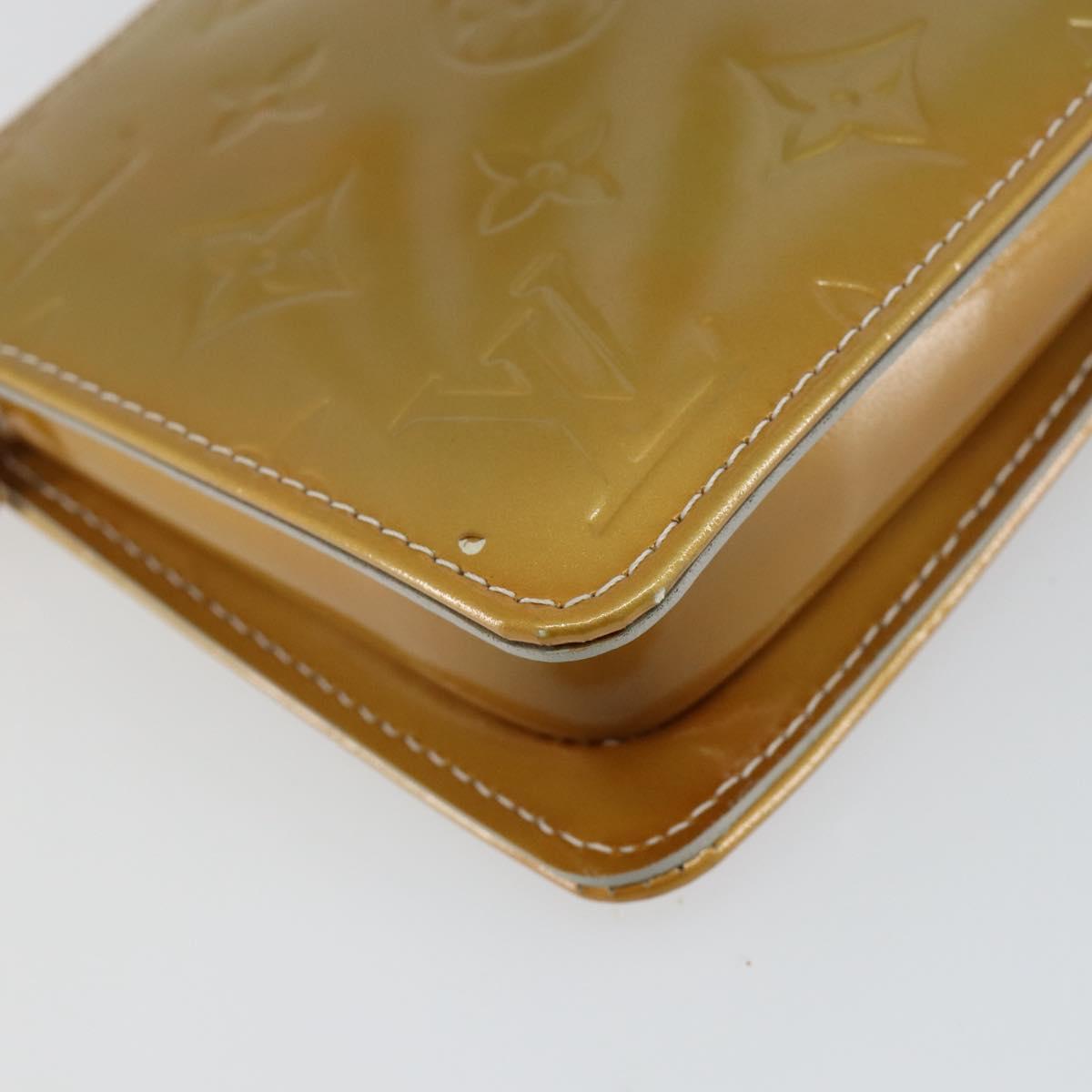 LOUIS VUITTON Monogram Vernis Lexington Accessory Pouch Gris M91056 Auth BA6521