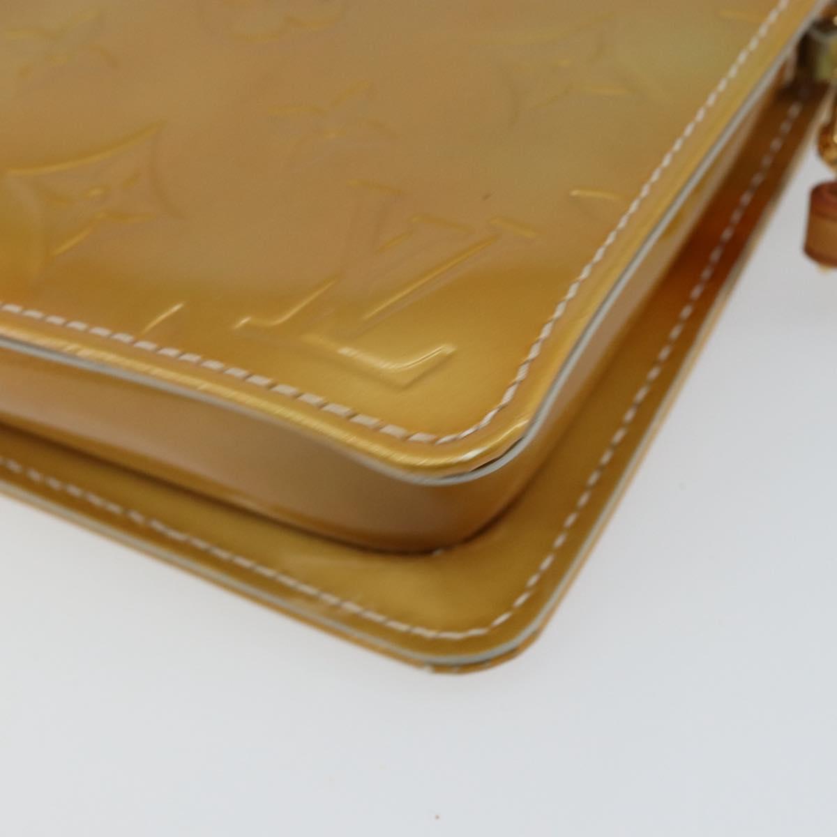 LOUIS VUITTON Monogram Vernis Lexington Accessory Pouch Gris M91056 Auth BA6521