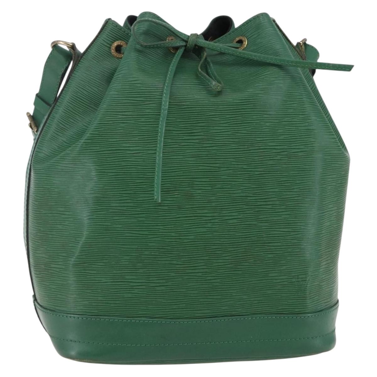 LOUIS VUITTON Epi Noe Shoulder Bag Green M44004 LV Auth BA6522
