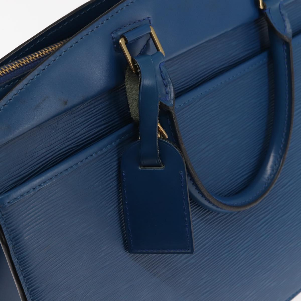 LOUIS VUITTON Epi Riviera Hand Bag Blue M48185 LV Auth BA6523