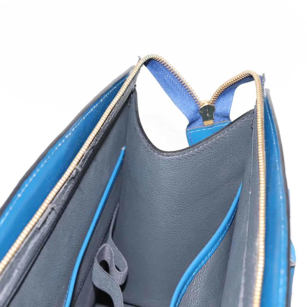 LOUIS VUITTON Epi Riviera Hand Bag Blue M48185 LV Auth BA6523