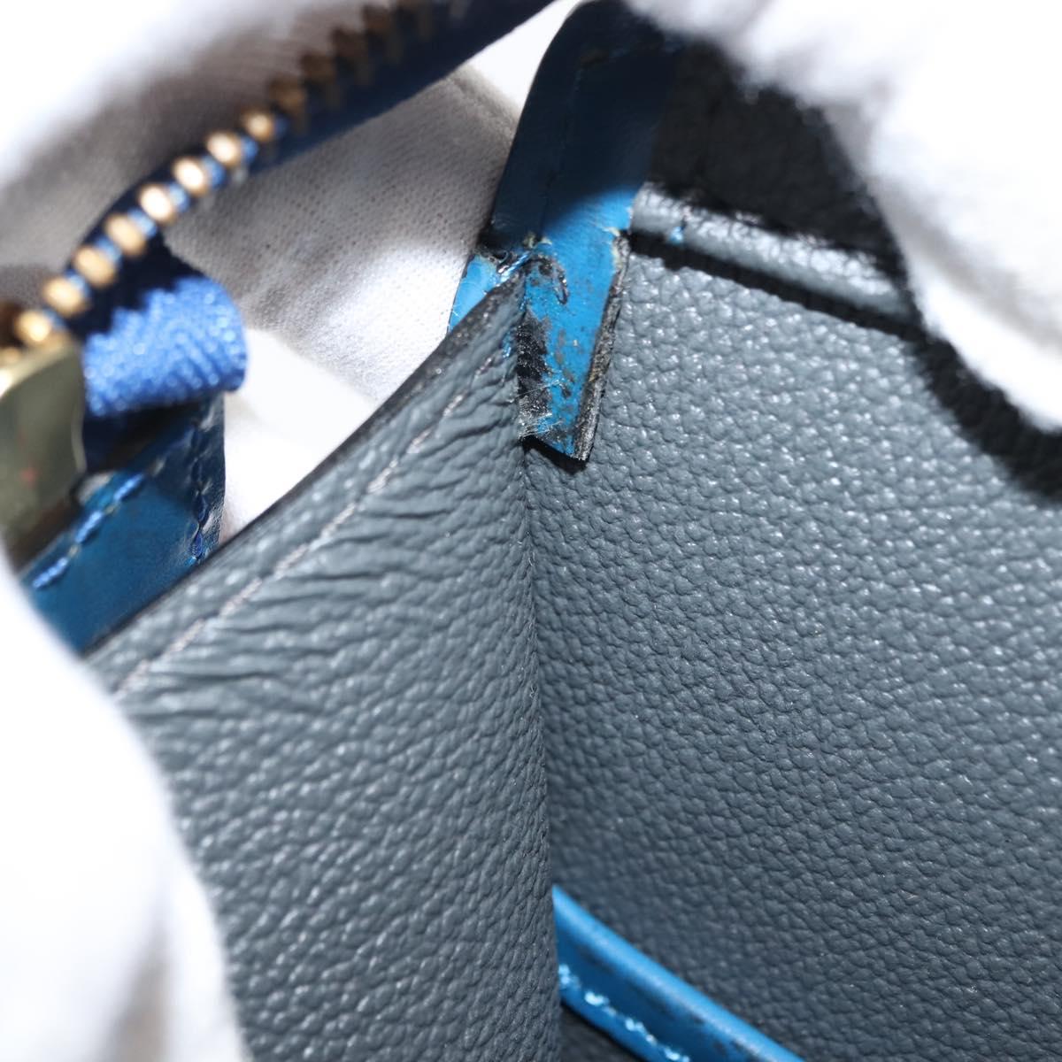 LOUIS VUITTON Epi Riviera Hand Bag Blue M48185 LV Auth BA6523