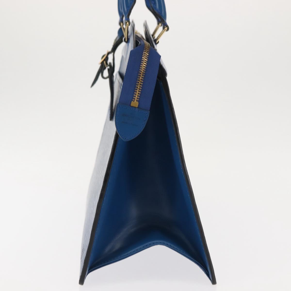 LOUIS VUITTON Epi Riviera Hand Bag Blue M48185 LV Auth BA6523