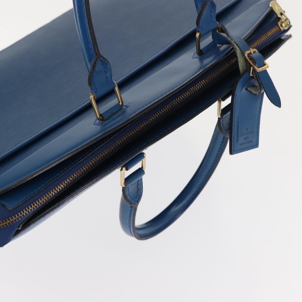 LOUIS VUITTON Epi Riviera Hand Bag Blue M48185 LV Auth BA6523