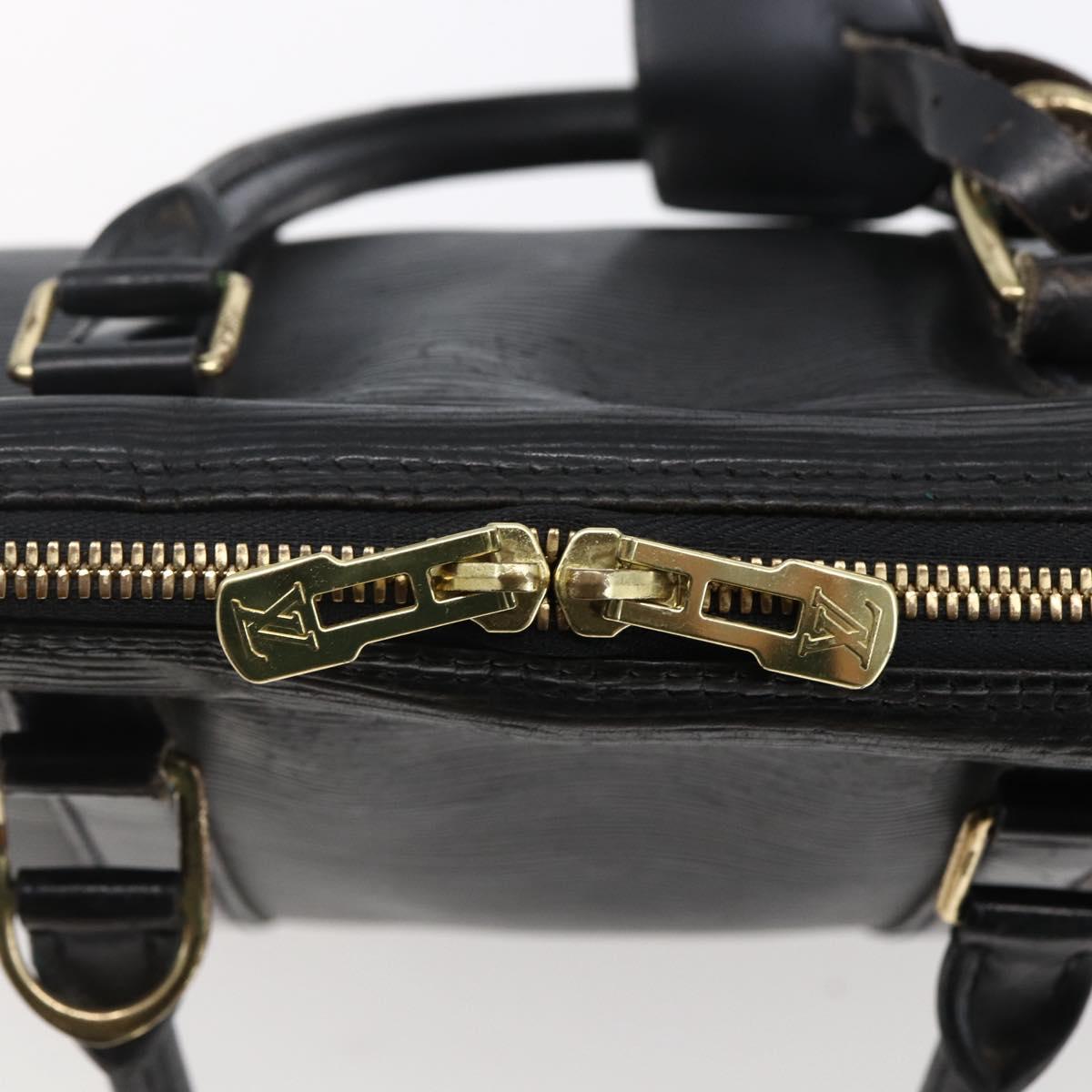 LOUIS VUITTON Epi Porte Documents Voyage Business Bag Black M54472 Auth BA6527