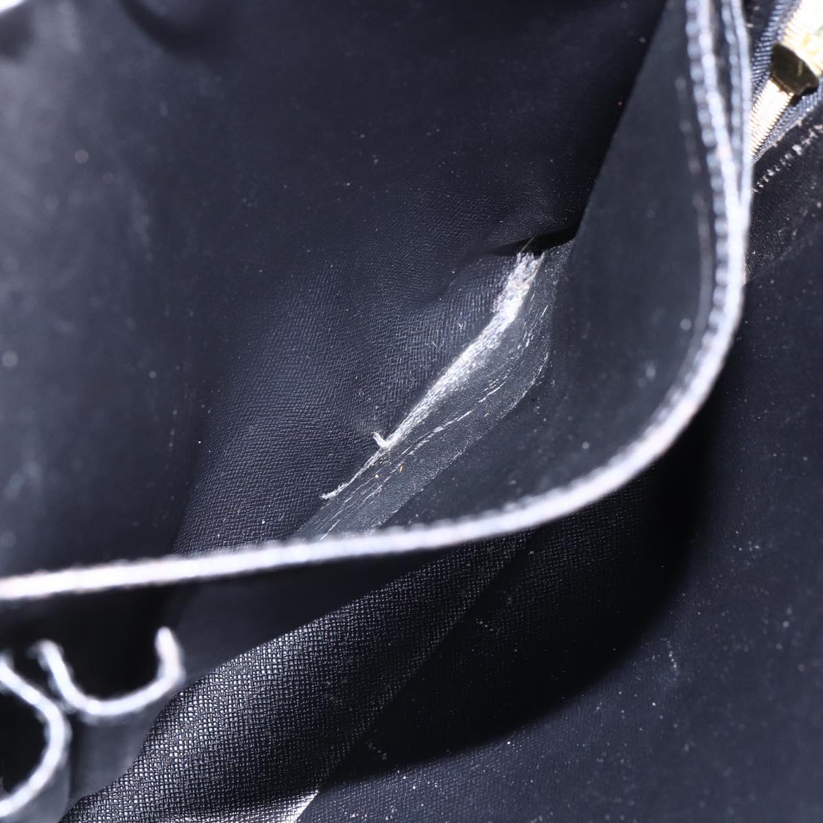LOUIS VUITTON Epi Porte Documents Voyage Business Bag Black M54472 Auth BA6527