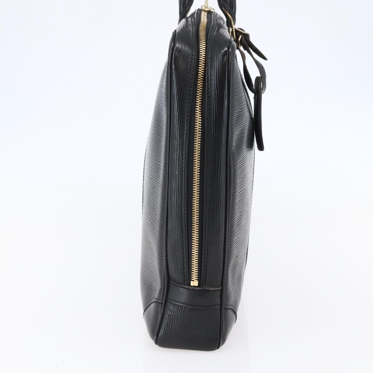 LOUIS VUITTON Epi Porte Documents Voyage Business Bag Black M54472 Auth BA6527