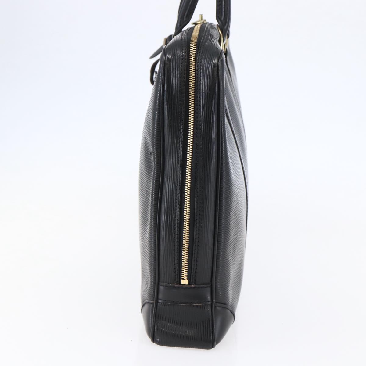 LOUIS VUITTON Epi Porte Documents Voyage Business Bag Black M54472 Auth BA6527