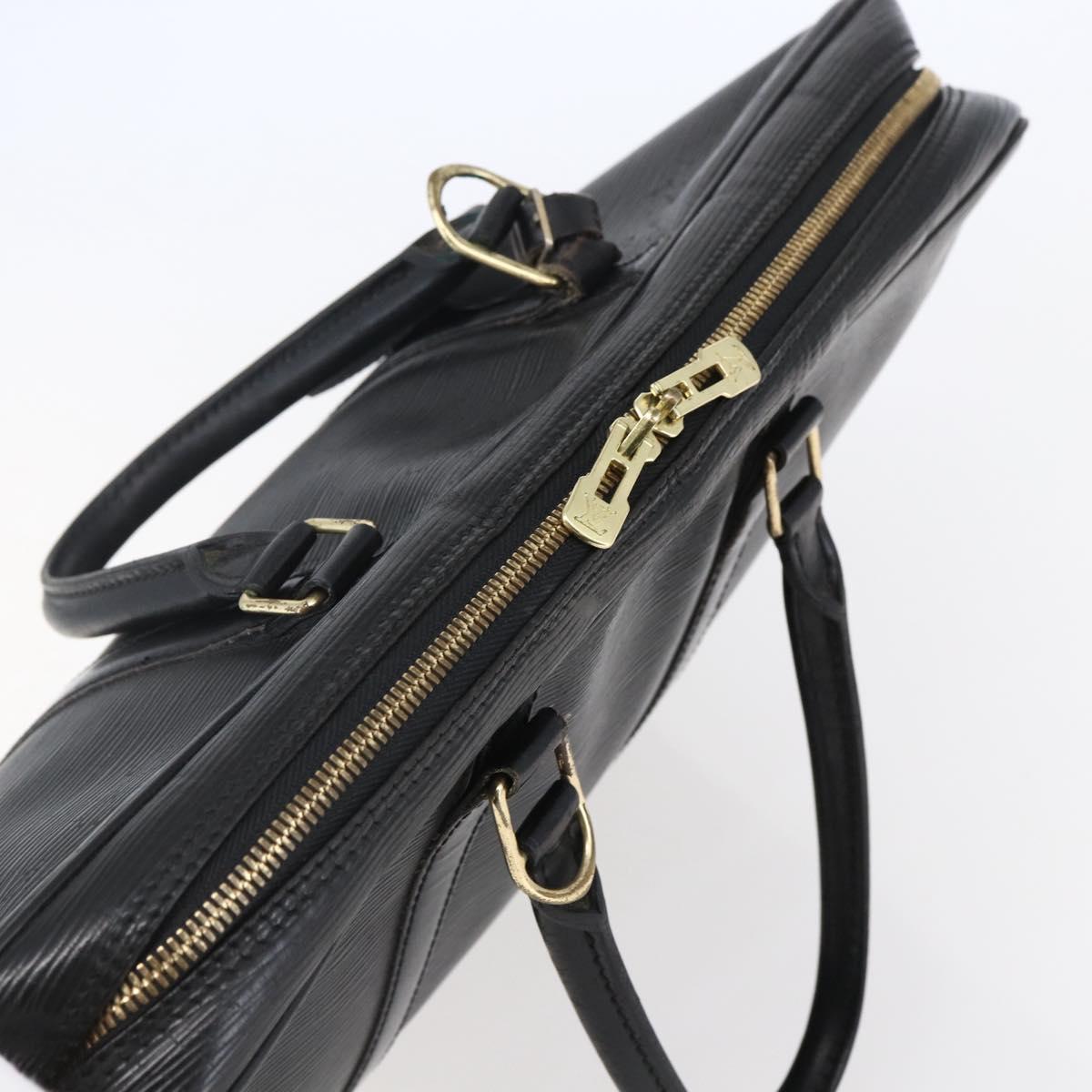 LOUIS VUITTON Epi Porte Documents Voyage Business Bag Black M54472 Auth BA6527