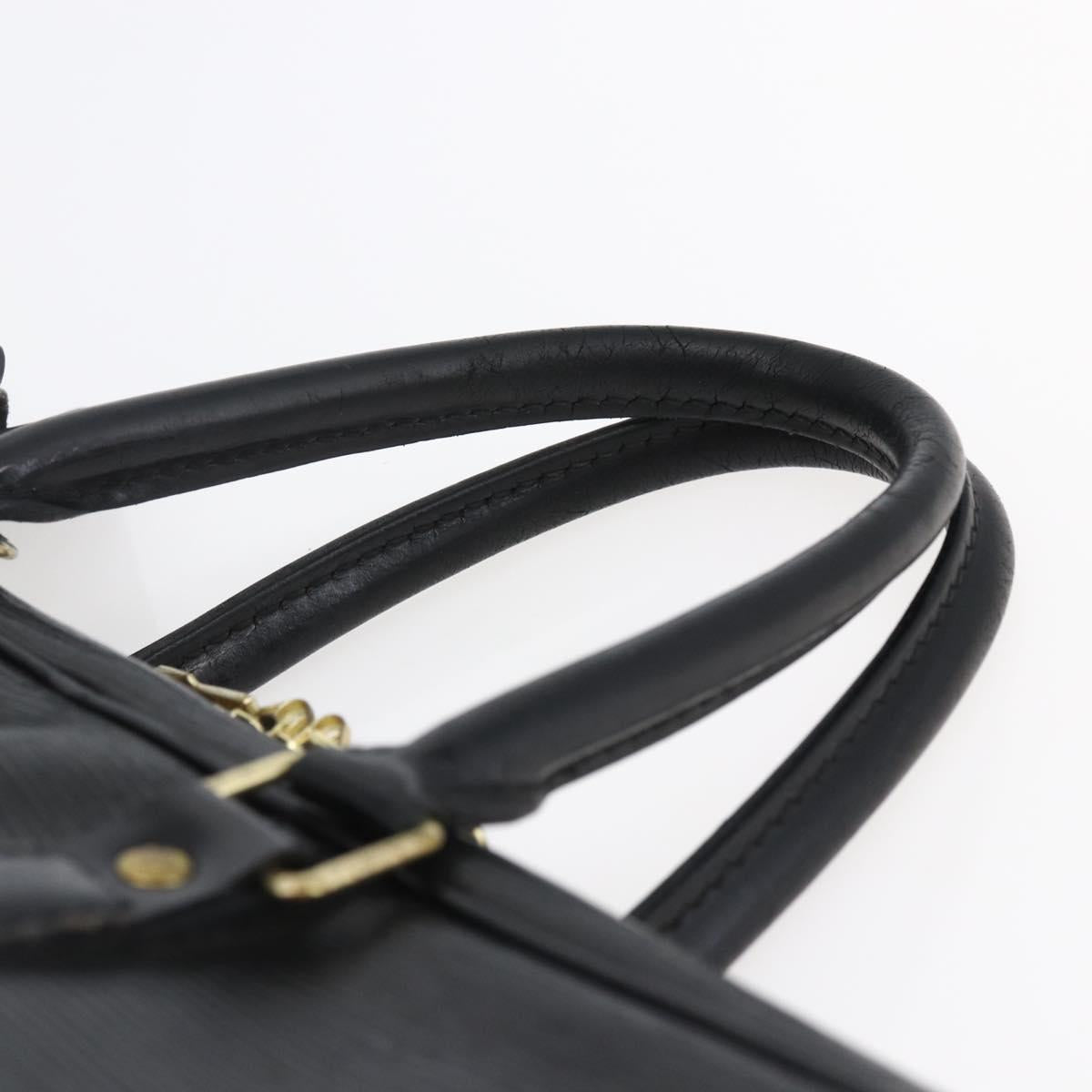LOUIS VUITTON Epi Porte Documents Voyage Business Bag Black M54472 Auth BA6527