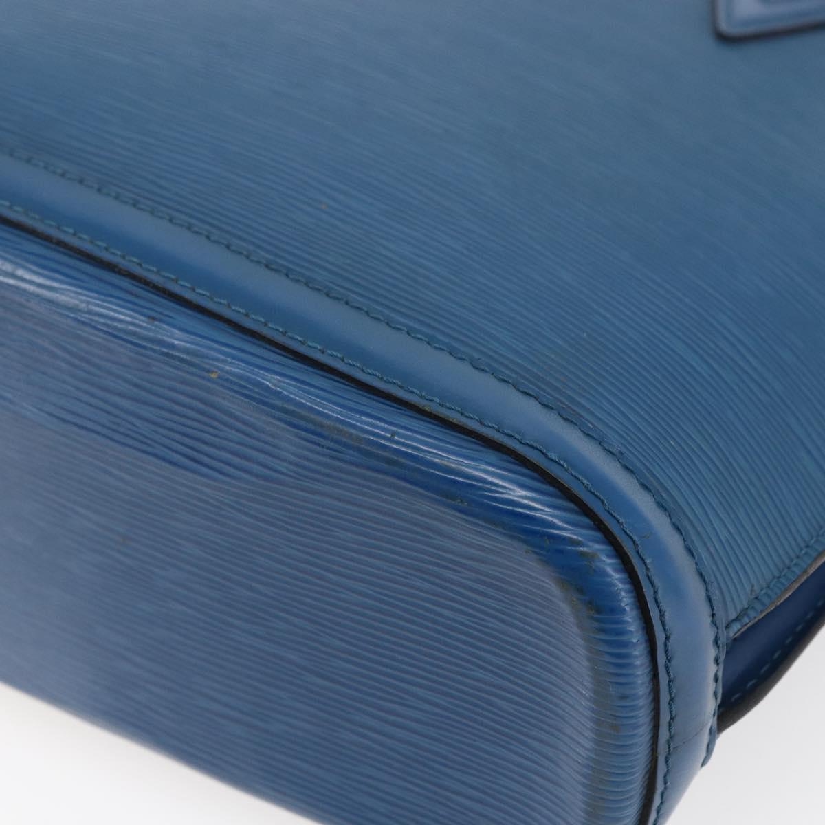 LOUIS VUITTON Epi Lussac Shoulder Bag Blue M52285 LV Auth BA6528