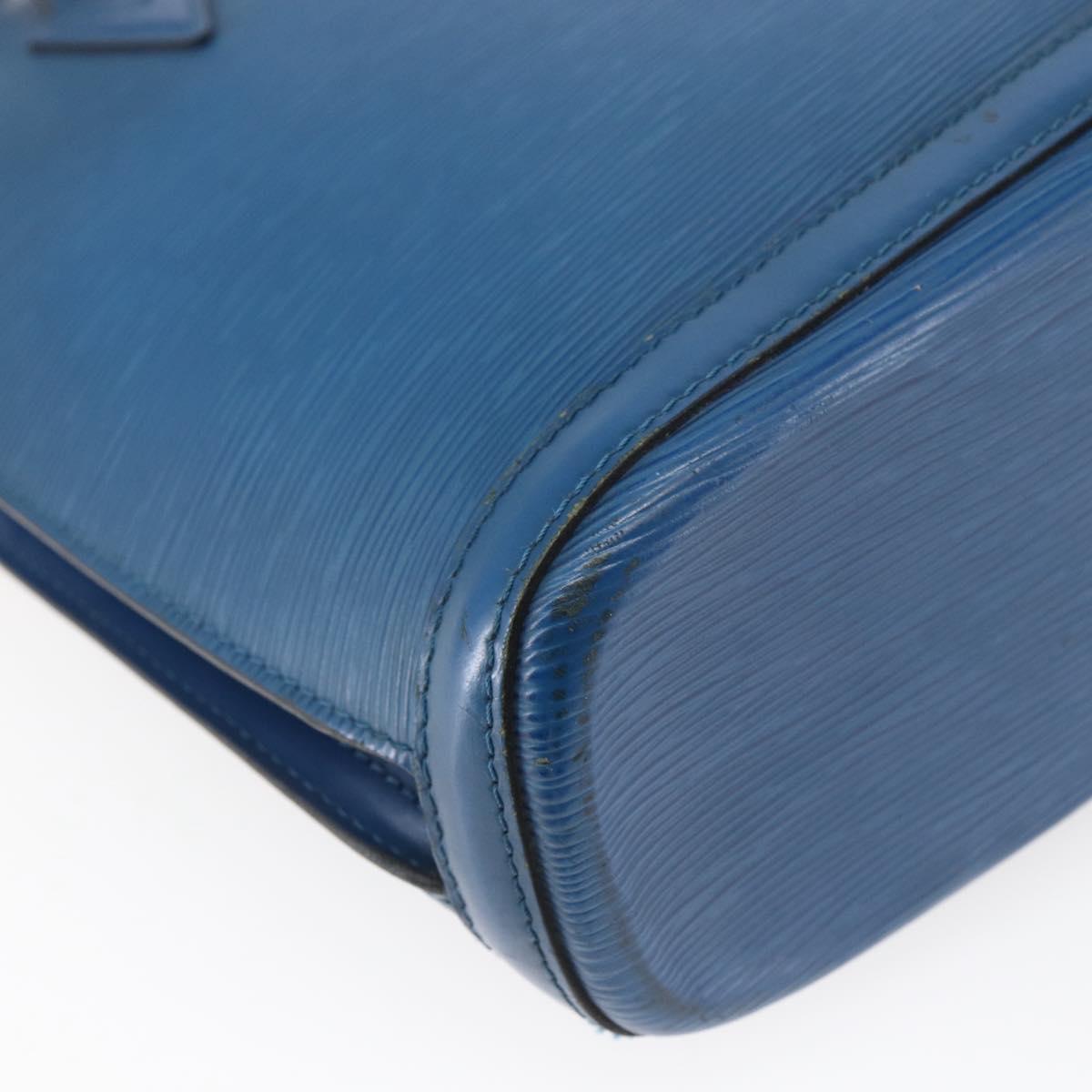 LOUIS VUITTON Epi Lussac Shoulder Bag Blue M52285 LV Auth BA6528