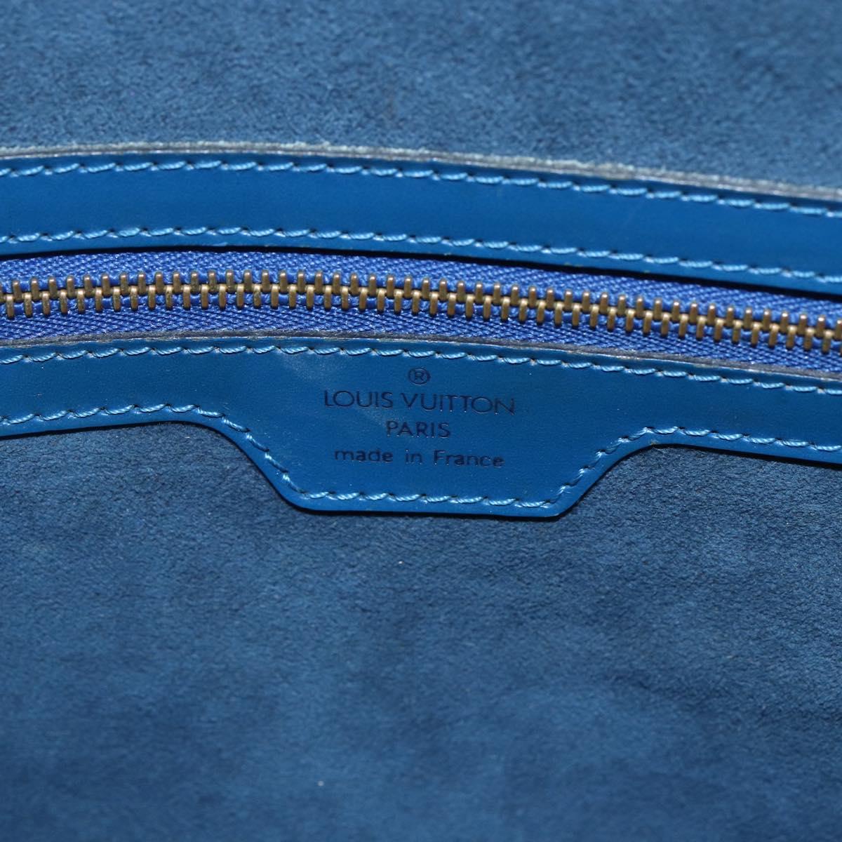 LOUIS VUITTON Epi Lussac Shoulder Bag Blue M52285 LV Auth BA6528