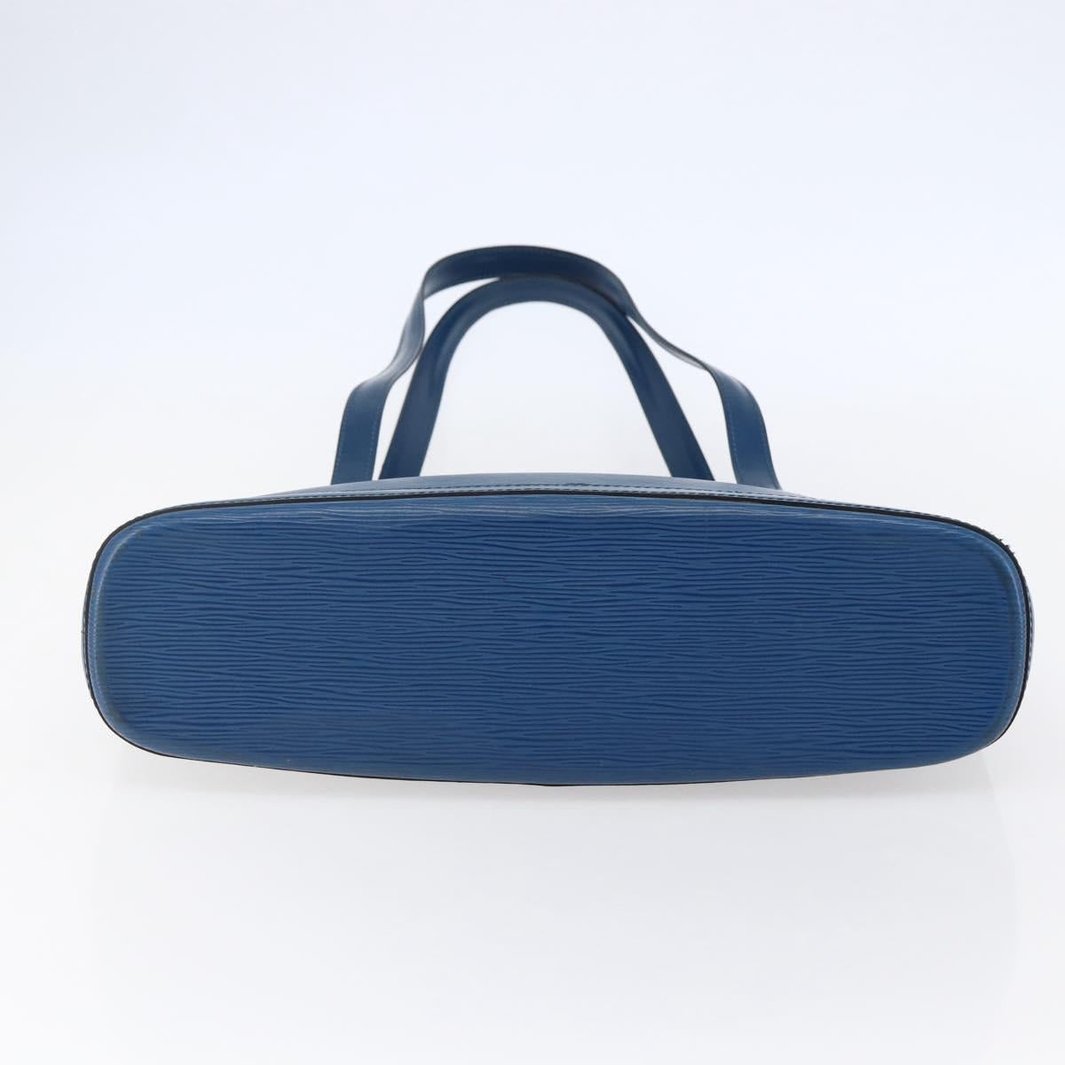 LOUIS VUITTON Epi Lussac Shoulder Bag Blue M52285 LV Auth BA6528