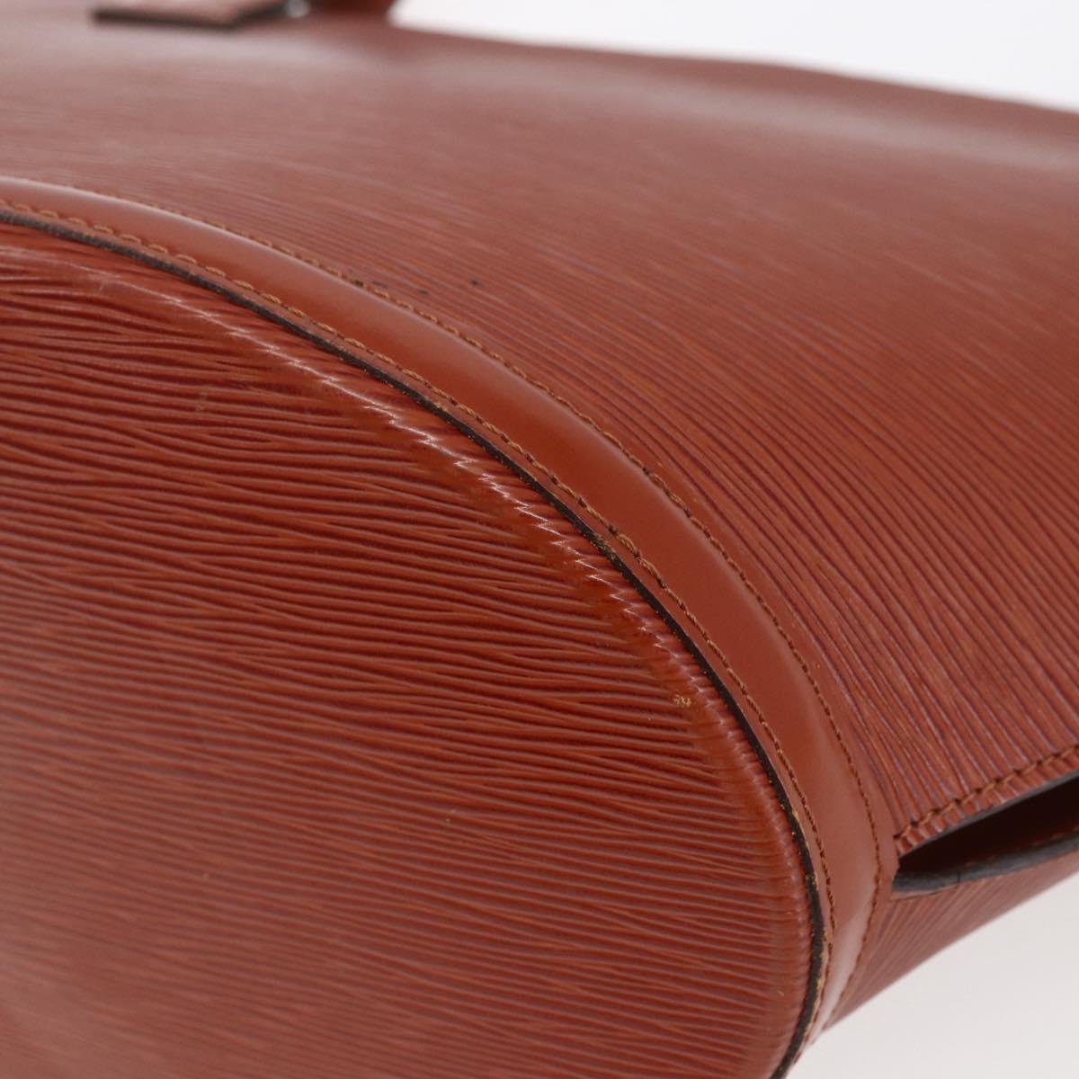 LOUIS VUITTON Epi Saint Jacques Shopping Bag Brown M52263 LV Auth BA6529
