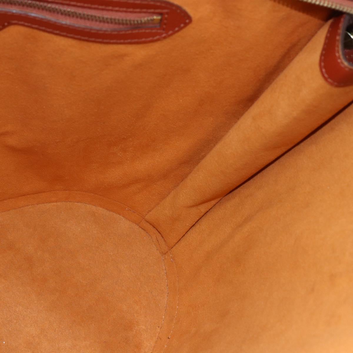 LOUIS VUITTON Epi Saint Jacques Shopping Bag Brown M52263 LV Auth BA6529