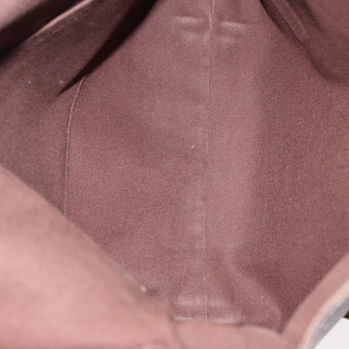 LOUIS VUITTON Damier Ebene Brooklyn MM Shoulder Bag N51211 LV Auth BA6531