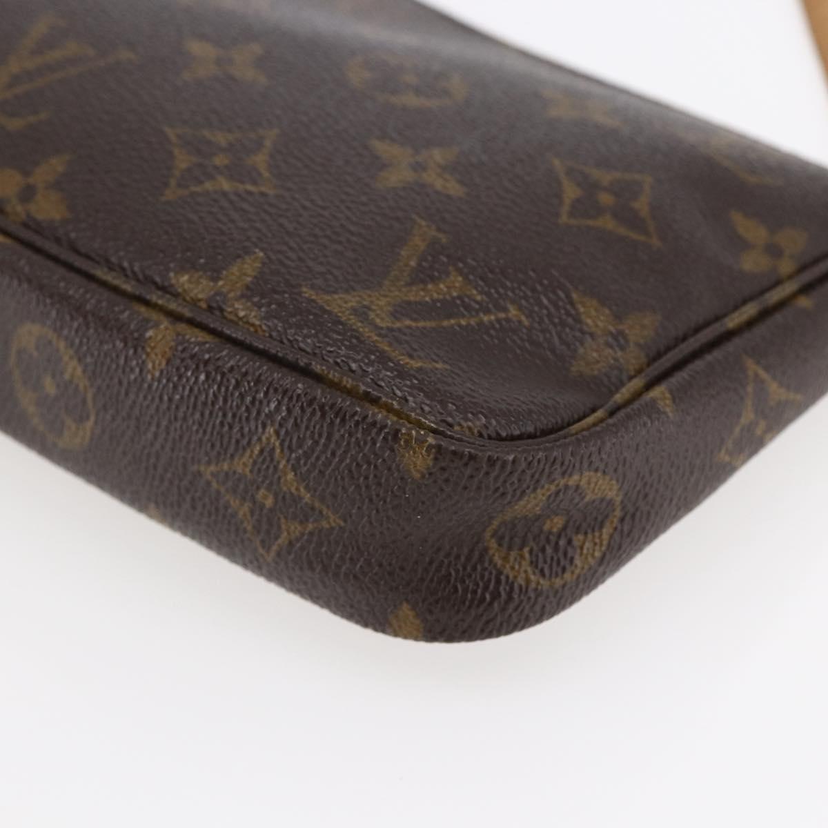 LOUIS VUITTON Monogram Pochette Accessoires Pouch M51980 LV Auth BA6537
