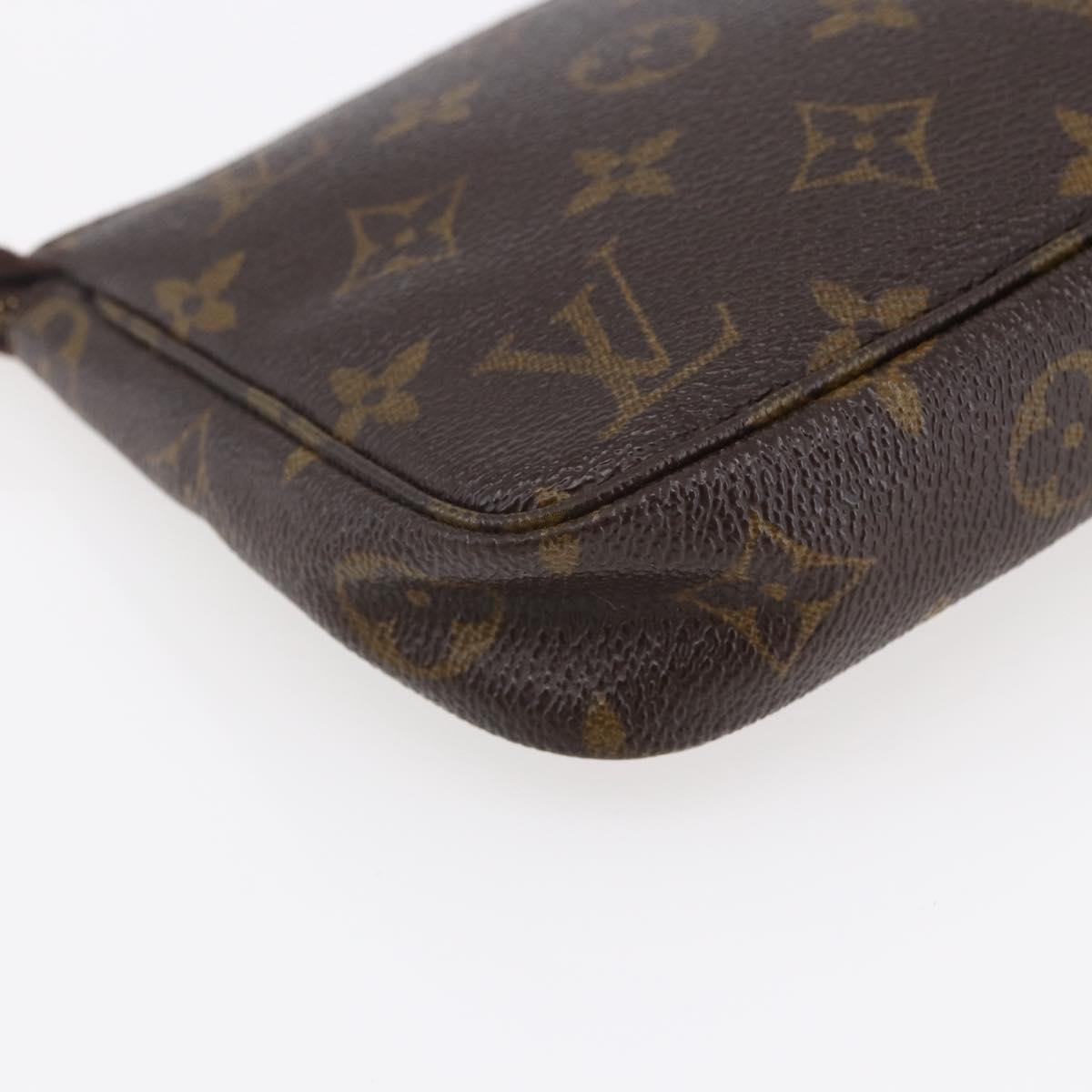 LOUIS VUITTON Monogram Pochette Accessoires Pouch M51980 LV Auth BA6537