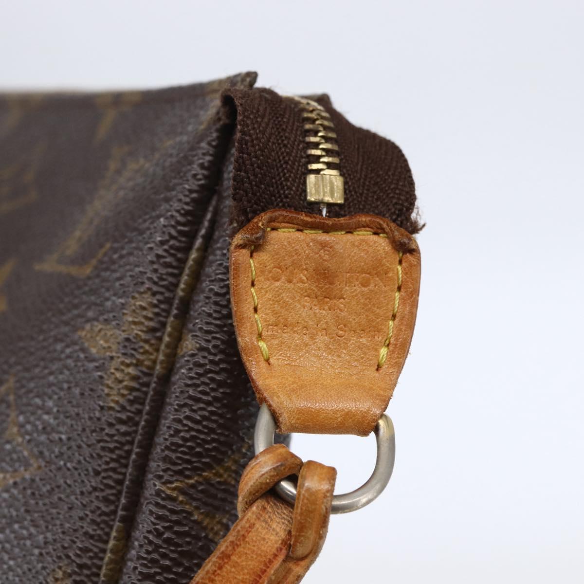 LOUIS VUITTON Monogram Pochette Accessoires Pouch M51980 LV Auth BA6537