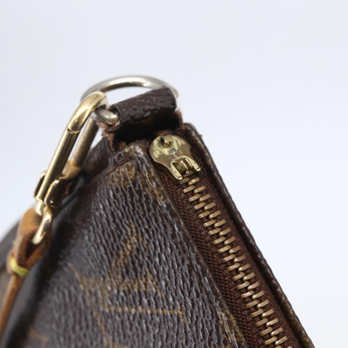 LOUIS VUITTON Monogram Pochette Accessoires Pouch M51980 LV Auth BA6537