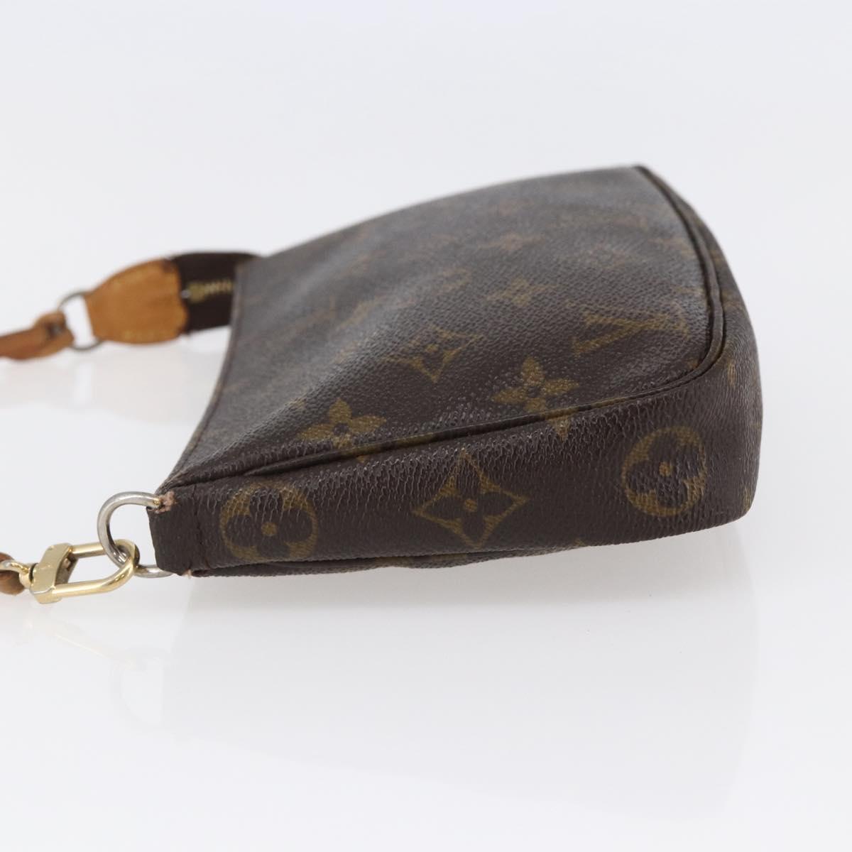 LOUIS VUITTON Monogram Pochette Accessoires Pouch M51980 LV Auth BA6537
