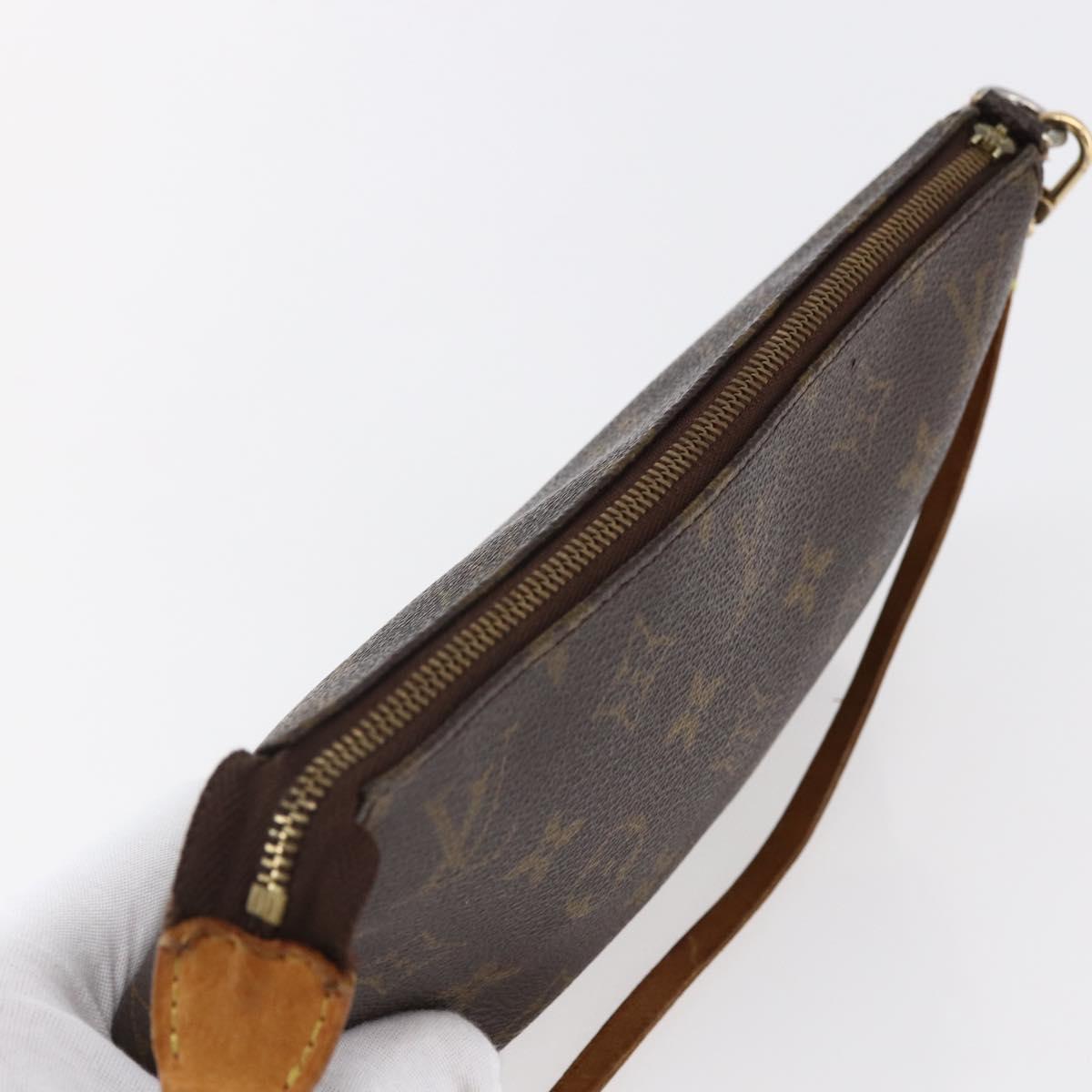 LOUIS VUITTON Monogram Pochette Accessoires Pouch M51980 LV Auth BA6537