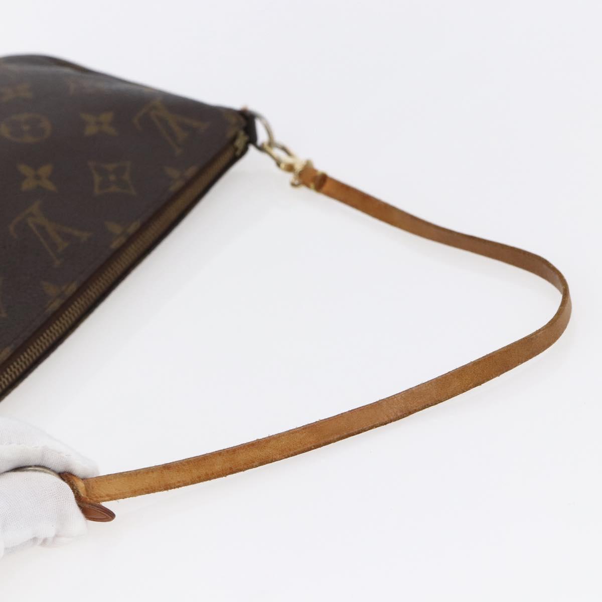 LOUIS VUITTON Monogram Pochette Accessoires Pouch M51980 LV Auth BA6537