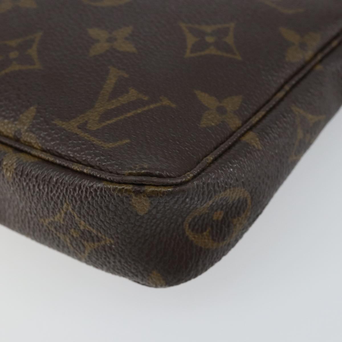 LOUIS VUITTON Monogram Pochette Accessoires Pouch M51980 LV Auth BA6538